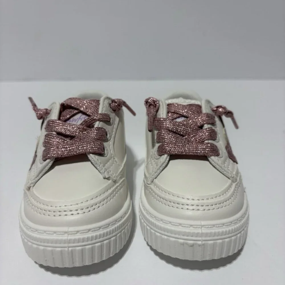 Blowfish Malibu Toddlers’ Aurora White Sneakers, Size 5 M
